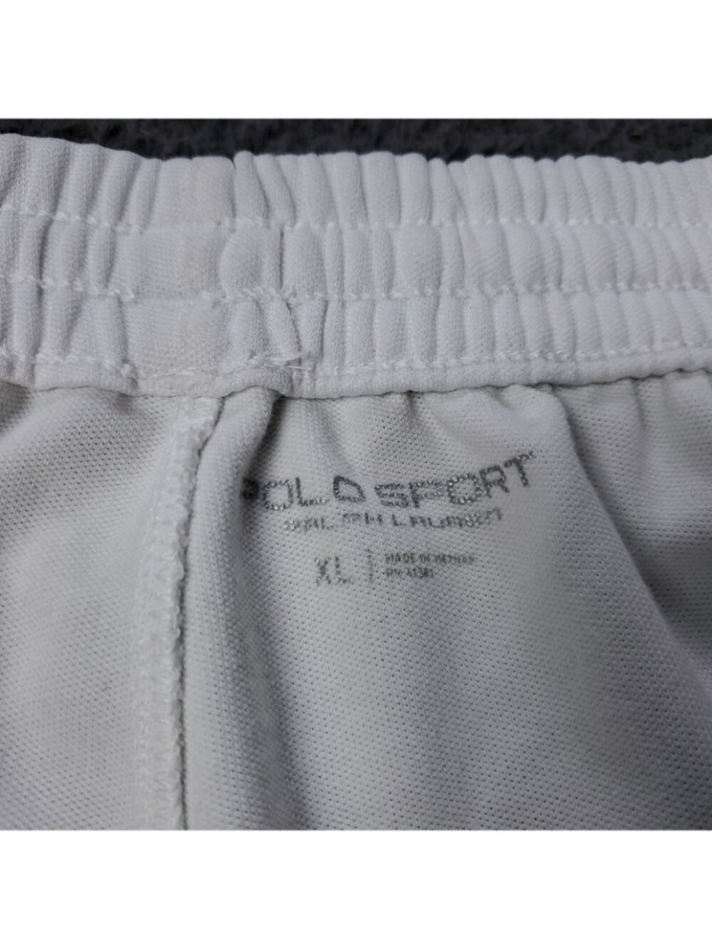VINTAGE 90s Polo Sport Ralph Lauren Pants Mens XL 30 x 30 Track Cotton White RL - Picture 2 of 11